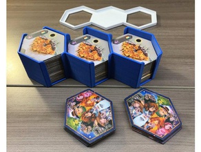 orbis game organizer tile dipenser toy accessories boardgame boardgames board card holder dispenser storage box 3d print model - Mito3D
