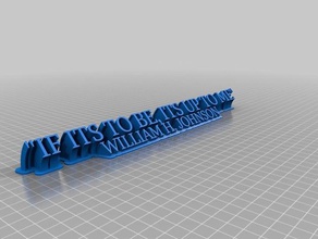 45 12 offsetmy personalizado varrendo 2-linha de placa nome office 3d print model - Mito3D