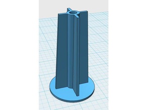 algodão carretel de cone-placa diy costura ajuda spool 3d print model - Mito3D