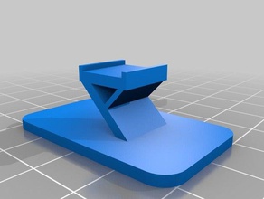 simple figure stand art tools support 3d print model - Mito3D