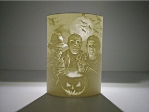 halloween 3 wise men art freddy jason voorhees lithophane michael 3d print model - Mito3D