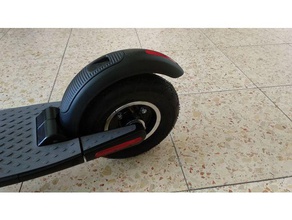 ninebot es1es2 neumática eje de la rueda y los cojinetes hobby es1 scooter es2 trasero segway 3d print model - Mito3D