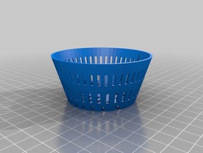 my customized customisable flower pot bowl vase outdoor garden 3d print model - Mito3D