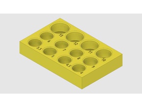 herramienta de cuadro socket juego organizador los titulares cuadros caja herramientas carraca mano organización la llave tubo soporte cajas 3d print model - Mito3D