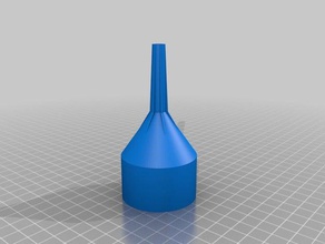 oil spray funnel household customized 3d print model - Mito3D