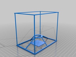 table lamp frame e14 decor 3d print model - Mito3D