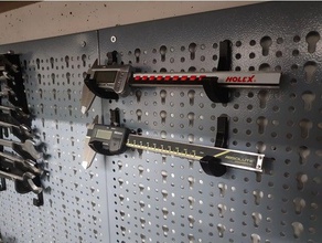 Bremssattel montieren-tool board Inhaber - Boxen Bremssattel-Halter Haken pegboard Wandhalterung 3d print model - Mito3D