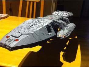 battlestar galactica tos altered launchtubes vehicles bsg 3d print model - Mito3D