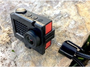 garmin virb ultra 30 clip di montaggio la fotocamera videocamera mount gopro 3d print model - Mito3D