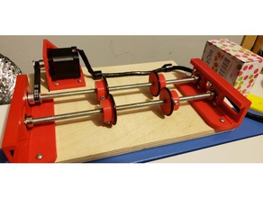 k40 réglable profil bas rotary de la machine outils cohesion3d laser coupeur graveur rotatif 3d print model - Mito3D