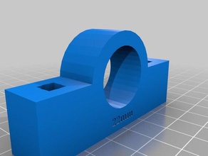 22mm bloco de travesseiro 3d impressão 3d print model - Mito3D