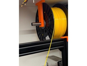 prusa filamento cilindro ikea cabide de bar 3d a impressora os acessórios titular spool 3d print model - Mito3D