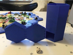 dicetower catan giochi 3d pezzi dadi torre settlersofcatan i coloni di 3d print model - Mito3D