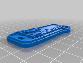 matt portachiavi i segni loghi personalizzato 3d print model - Mito3D