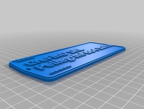 crefind 2 chaveiros personalizado 3d print model - Mito3D