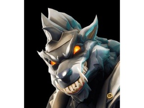 dire wolf masque de fortnite accessoires jeu cosplay le casque vidéo 3d print model - Mito3D