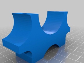 shapeoko 3 supporto aspirapolvere top xz macchina strumenti tubo di aspirazione 3d print model - Mito3D