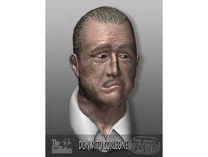 baba der pate don vito corleone insanlar bueste büstü bste şekil mafya marlon brando nemoriko 3d print model - Mito3D