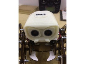 casco vennom robot adattabile hc-sr04 sensore modello i insani loja theo jansen 3d print model - Mito3D