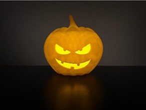 jack-o-lantern tea light creatures halloween pumpkin tealight 3d print model - Mito3D