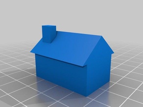 casa semplice colata art strumenti metal house 3d print model - Mito3D