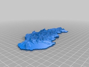 vyskova mapa slovenska durchsucht Replikate 3d print model - Mito3D