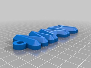 chaveiro mari organização personalizado 3d print model - Mito3D