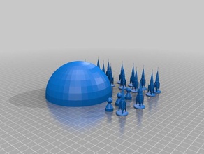espacio de caso juego mesa peices hobby 3d print model - Mito3D