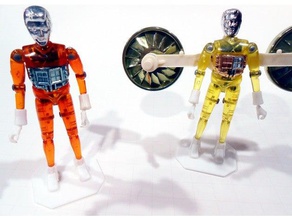 micronauts base du pied les jouets jeux 3d print model - Mito3D