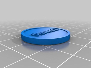 plastic coin other 3d print model - Mito3D