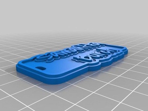 sams portachiavi i personalizzato 3d print model - Mito3D