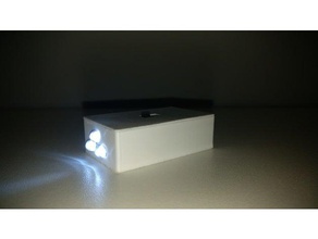 flashlight enclosure diy 3d print model - Mito3D