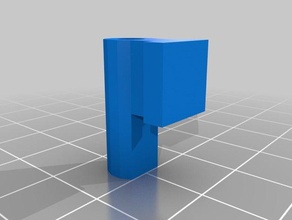 filament tube holder 3d printer parts flsun cube 3d print model - Mito3D