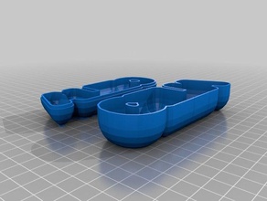 meu personalizada caixa de texto iii celia contentores 3d print model - Mito3D