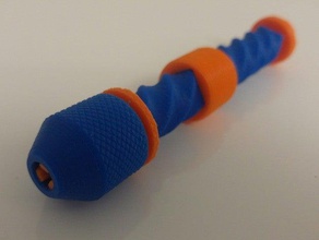 hand push drill tools 3d print model - Mito3D