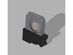 4010 5015 fã do adaptador 3d a impressora partes montagem de ventilador 3d print model - Mito3D