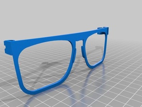 gafas 3d la impresión glases 3d print model - Mito3D
