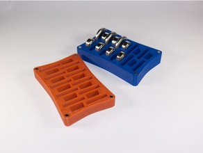cr2032 lr44 battery case magnetic lid organization cell coin holder 3d print model - Mito3D