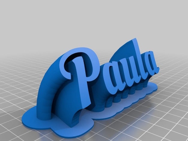 paula ofis özelleştirilmiş 3D print model - Mito3D