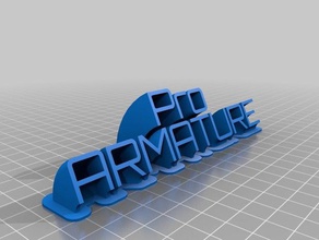 nome office personalizzato 3d print model - Mito3D
