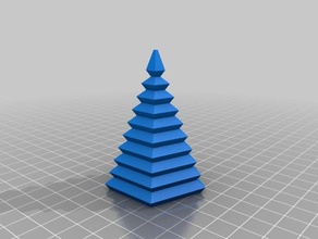 my customized 5 sides christmas tree decor 3d print model - Mito3D