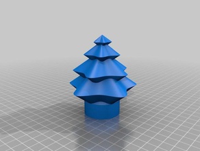 il mio personalizzato parametrico albero di natale luce arredamento 3d print model - Mito3D