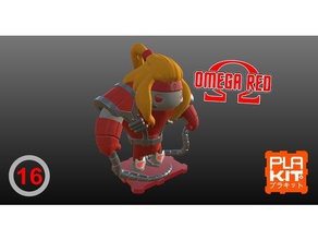 x-men omega red brinquedos jogos arkady gregorivich rossovich quadrinhos marvel omegared plakit purakito autor de virtuais 3d print model - Mito3D