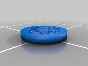 mayan coin games 3d print model - Mito3D