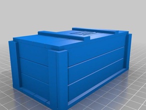 pubg ammo box crate model furniture military 3d print model - Mito3D