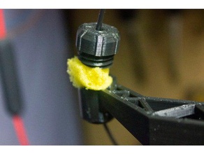 ender-3 filament guide dust filter 3d printer parts creality ender 3 3d print model - Mito3D
