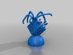 consolidado el aburrimiento de juego-estructura cubo bei hans schlaf ich ein esculturas 3d print model - Mito3D