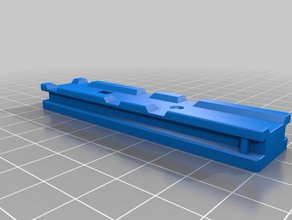 basic nerf rails 8cm sport outdoors 3d print model - Mito3D