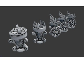 urna de cinco mil voces imitan juguete juego accesorios no molestar en miniatura las miniaturas pathfinder wargaming 3d print model - Mito3D