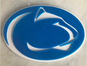 nittany lion signs logos lions penn state psu 3d print model - Mito3D